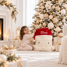 Load image into Gallery viewer, Personalised Santa Face Christmas Sack | Custom Name Santa Sack – PRE-ORDER
