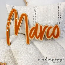 Load image into Gallery viewer, Double Layered Name Sign | Wood &amp; Acrylic Name Sign
