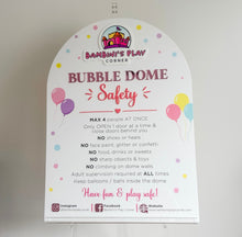 Load image into Gallery viewer, Jumping Castle Soft Play - Play Rules Sign
