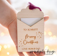 Load image into Gallery viewer, Gift Card Holder | Gift Card Ornament Holder
