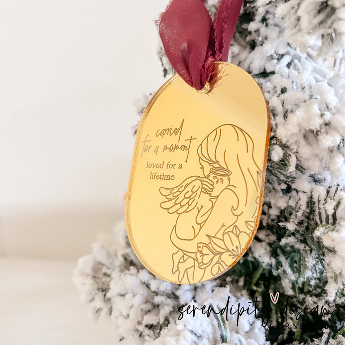 Baby Loss Memorial Ornament | Carried for a moment