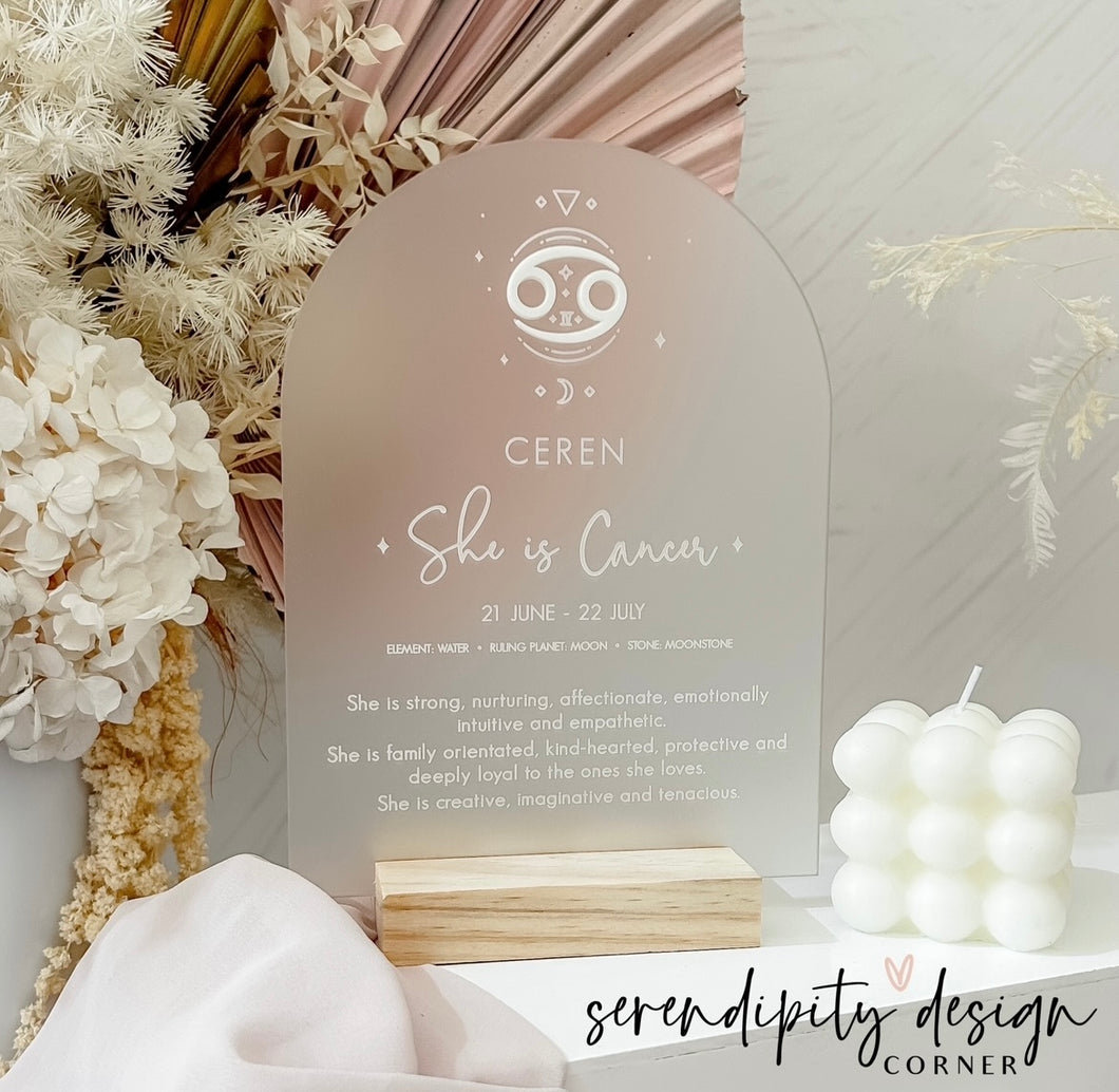 Zodiac Star Sign - She is Sign