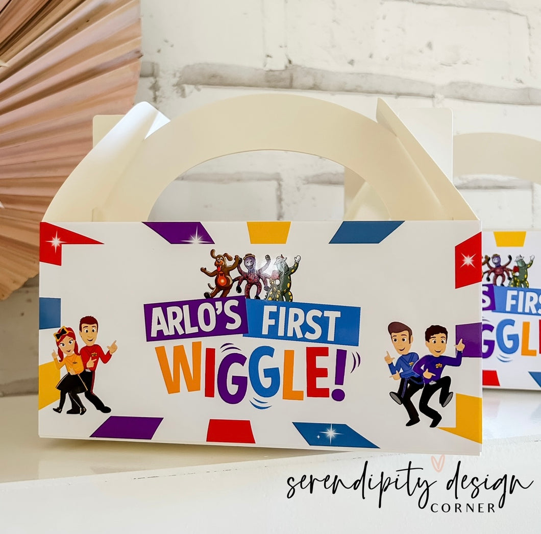 The Wiggles Party Treat Favour Boxes