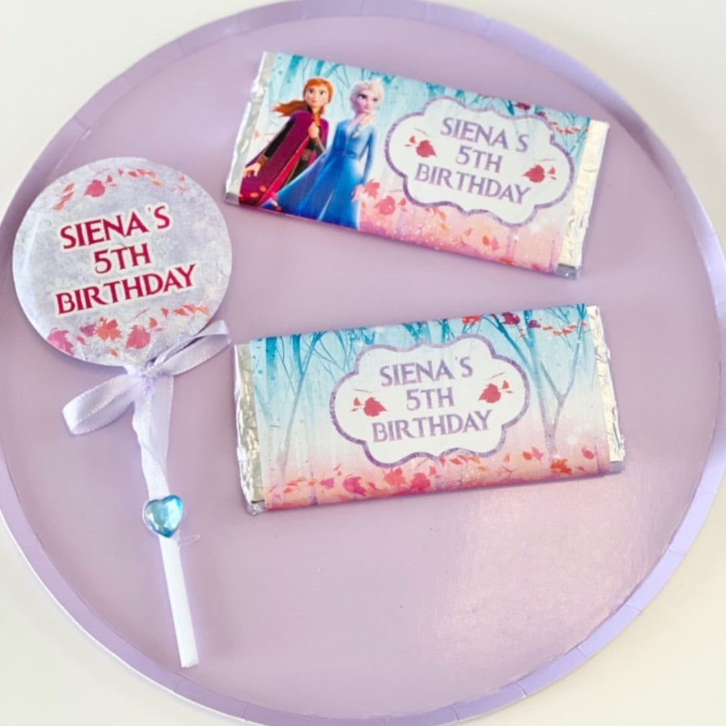 Frozen II Chocolate Wrappers