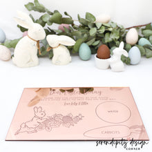 Load image into Gallery viewer, Personalised Easter Treat Board | Mirror Acrylic Finish Easter Treat Board
