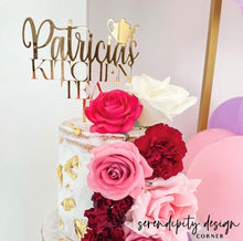 Load image into Gallery viewer, Kitchen Tea Acrylic Cake Topper
