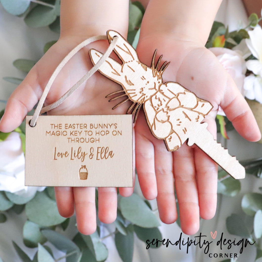 Personalised Peter Rabbit Easter Bunny Magic House Key