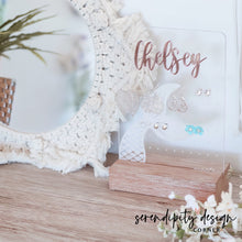 Load image into Gallery viewer, Personalised Acrylic Earring Stand - Mermaid
