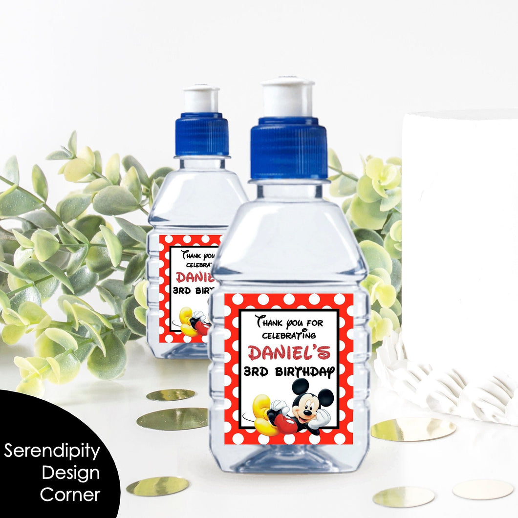 Mickey Mouse Pop Top Labels