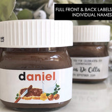 Load image into Gallery viewer, Personalised Nutella Label Stickers
