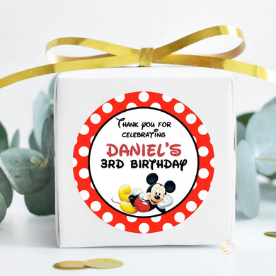 Minnie Mouse Birthday Stickers