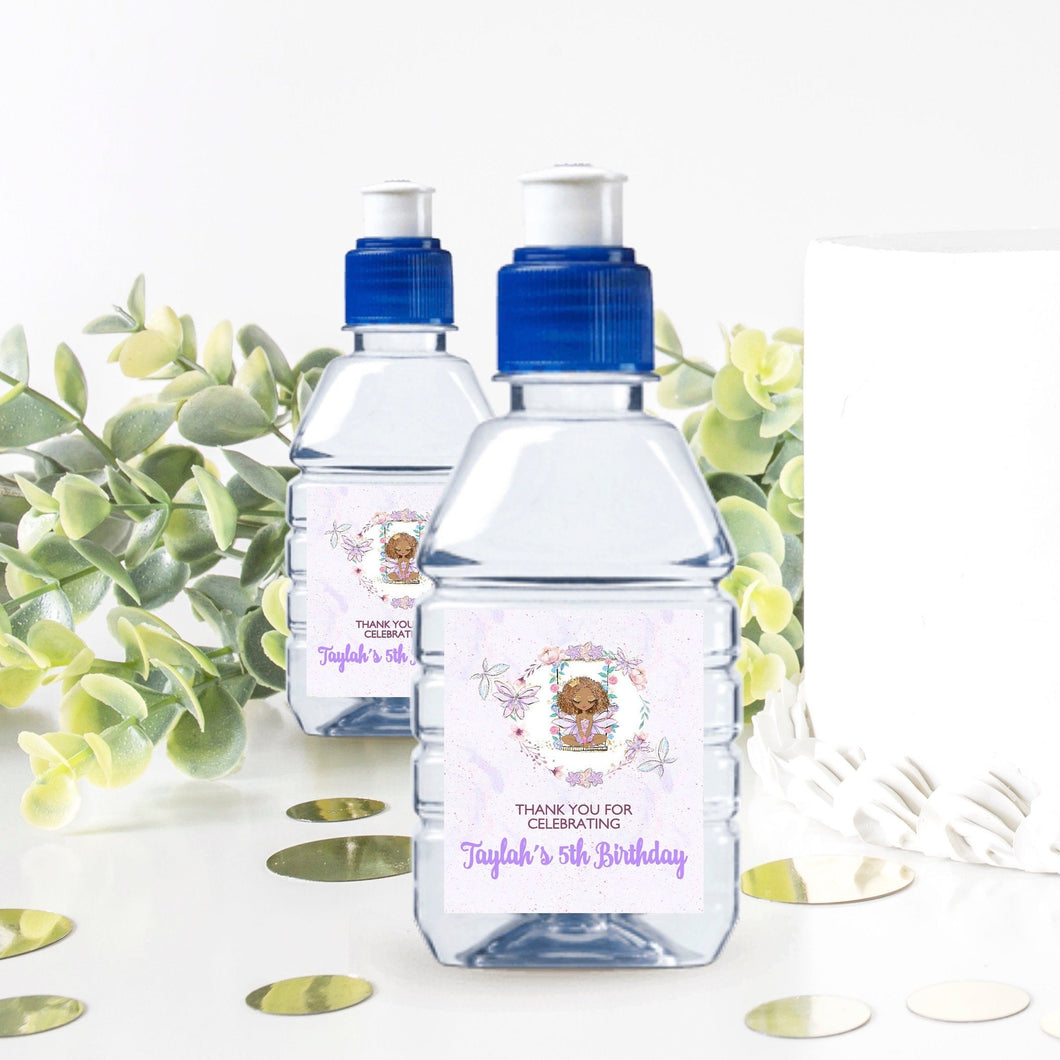 Fairy Floral Party Pop Top Labels