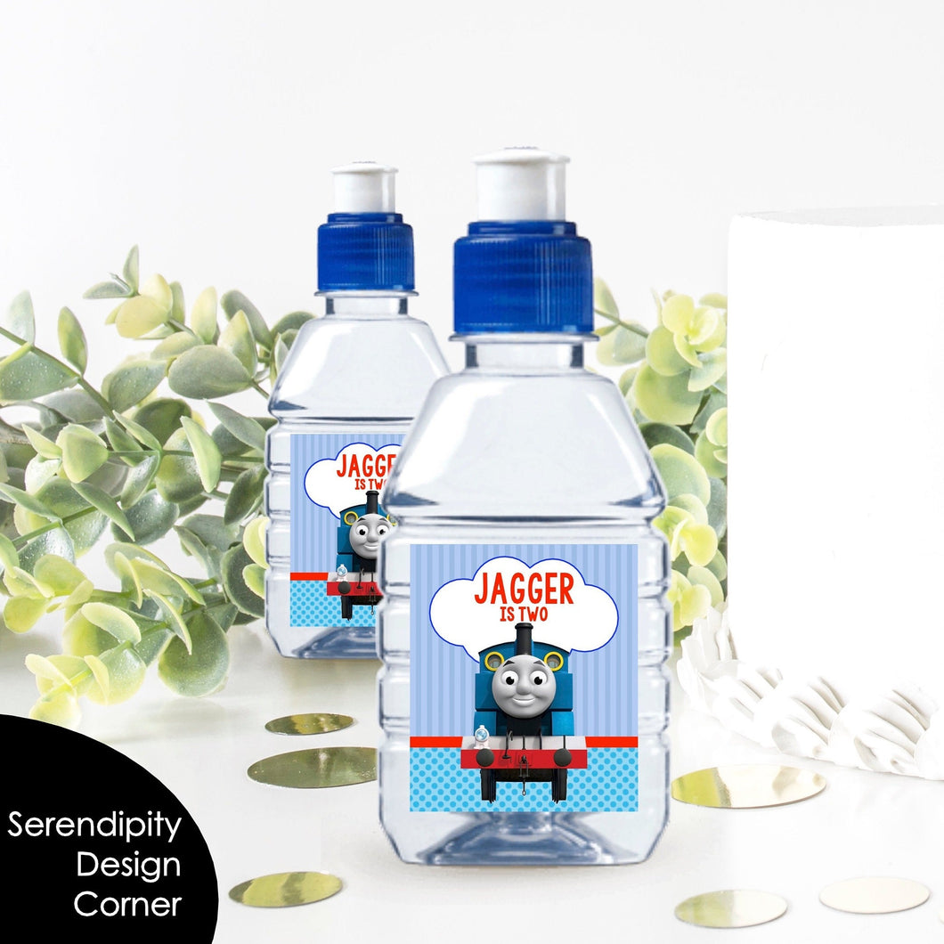 Thomas The Tank Engine Birthday Pop Top Labels