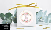 Load image into Gallery viewer, Unicorn Floral Birthday Party Pop Top Labels
