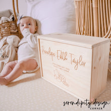 Load image into Gallery viewer, Personalised Wooden Keepsake Box | Winnie The Pooh Keepsake Box
