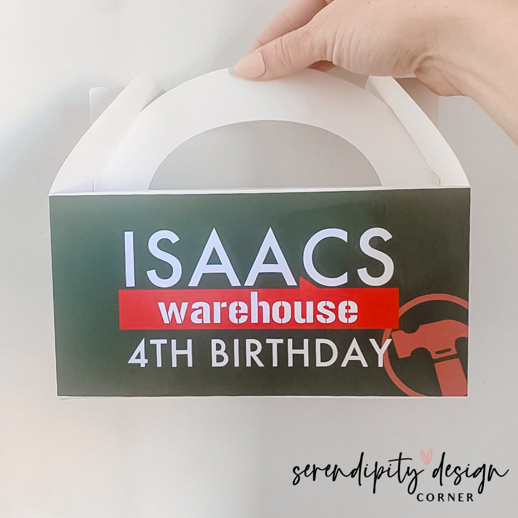 Bunnings Inspired Party Treat Favour Boxes