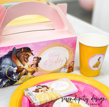 Load image into Gallery viewer, Beauty and The Beast Belle Party Treat Favour Boxes
