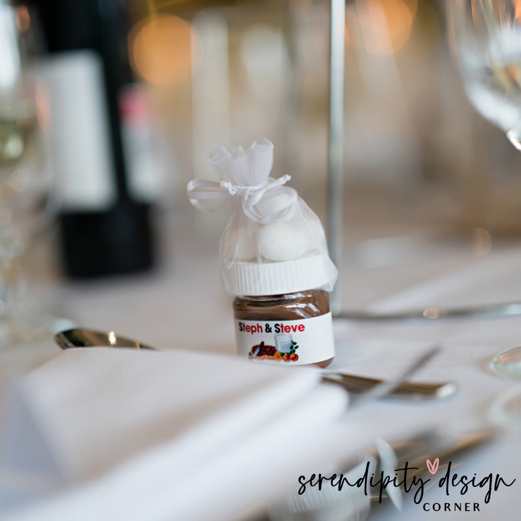 Personalised Nutella Labels