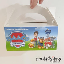 Load image into Gallery viewer, Paw Patrol Party Treat Favour Boxes
