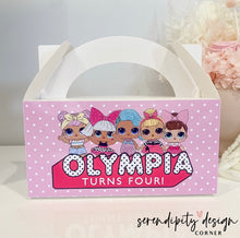 Load image into Gallery viewer, LOL Dolls Party Treat Favour Boxes
