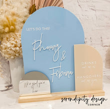 Load image into Gallery viewer, Welcome to Wedding Table Sign
