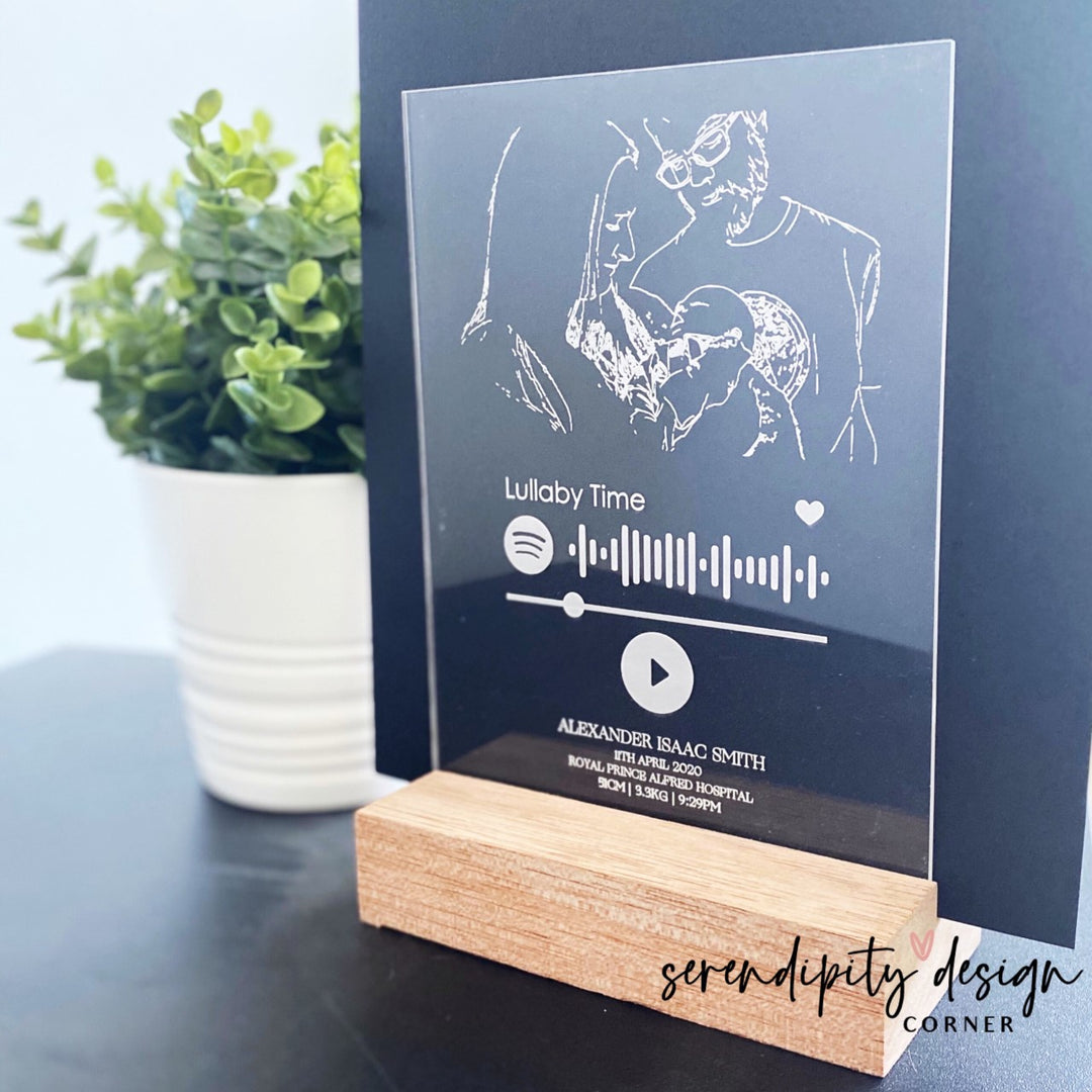 Personalised Spotify Frame – Serendipity Design Corner