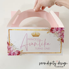 Load image into Gallery viewer, Princess Party Treat Favour Boxes
