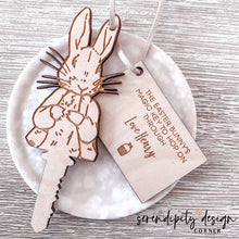 Load image into Gallery viewer, Personalised Peter Rabbit Easter Bunny Magic House Key
