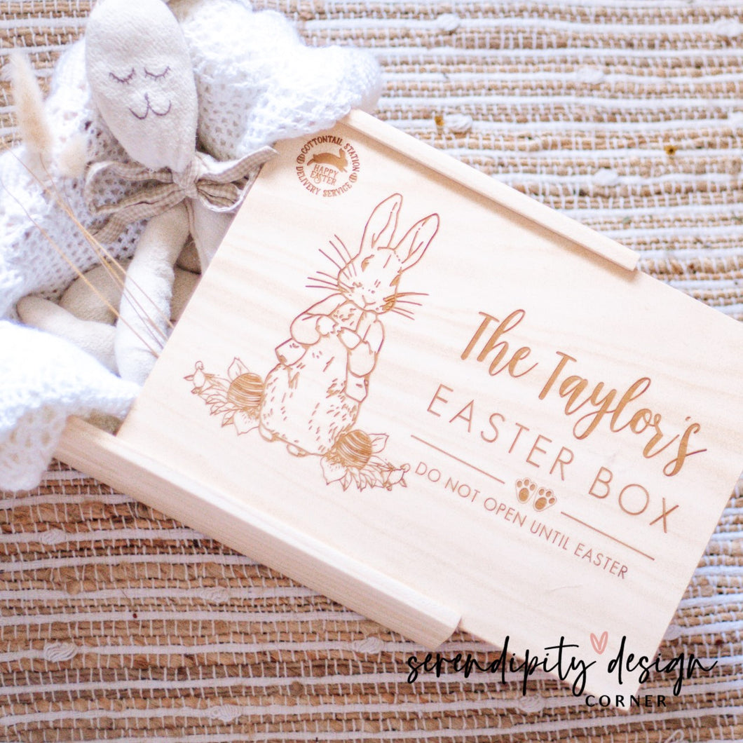 Personalised Easter Keepsake Box | Peter Rabbit Keepsake Box