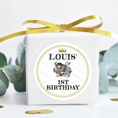 Where The Wild Things Are Birthday Stickers